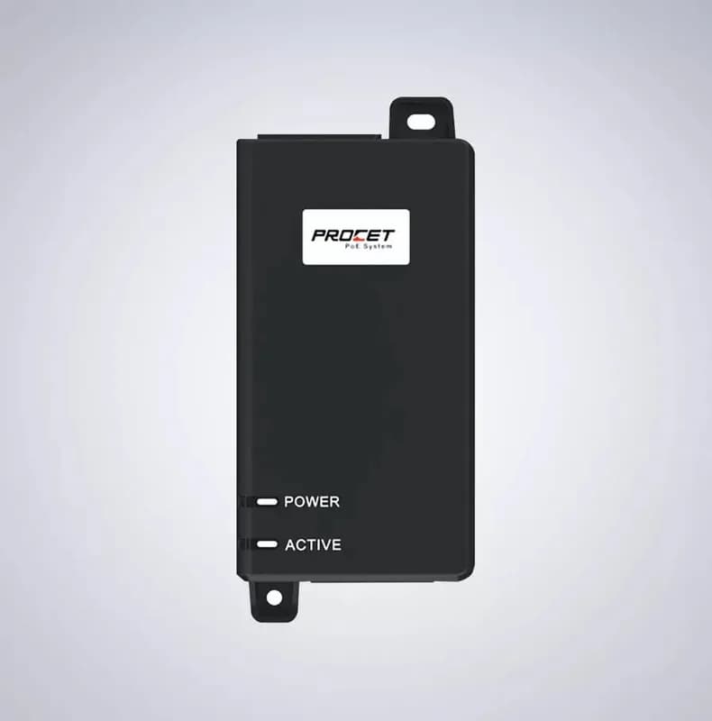 Procet 1/2.5/5.0GbE 30W PoE+ Injector (802.3af/at, NA/EU)