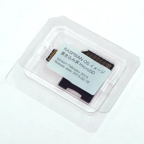 Raspberry Pi microSD 8GBRaspbian OS