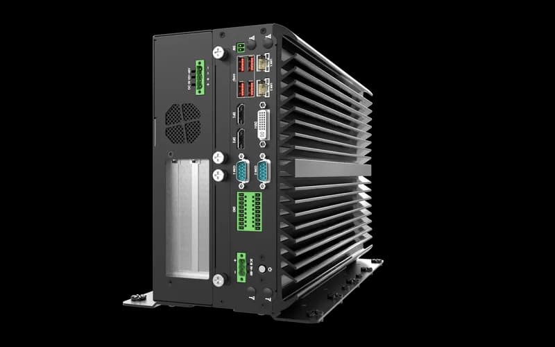 VCO-6000-CFL-2-2PWR Machine Vision Computer with 9th Gen Intel® Core™ CFL-R S Processor, 2x Expansion, Dual Power Input