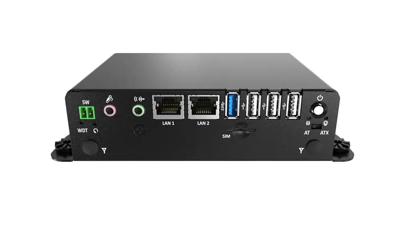 BCO-1000-J1900-10A Fanless Mini Computer with Intel® Celeron® J1900 Processor, 1x DVI-I, 1x DP, 2x COM, 1x 2.5" SATA HDD