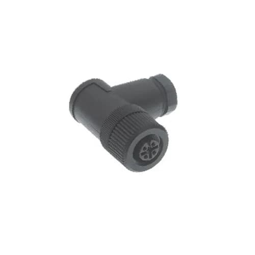5PM12-FLD-FR Field Wireable Female Right-Angle Connector