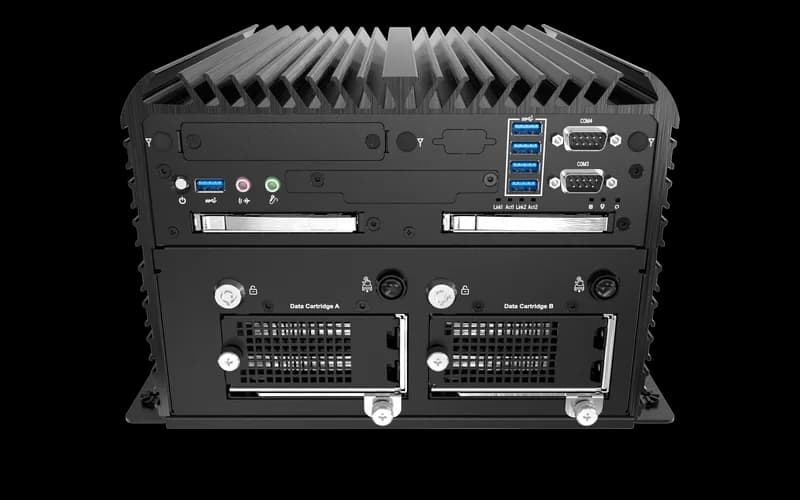 RCO-6000-CFL-4NH AI Edge Inference Computer with LGA 1151 for 9th Gen Intel® CPU & Q370 PCH, 4x U.2 15mm NVMe, Hardware