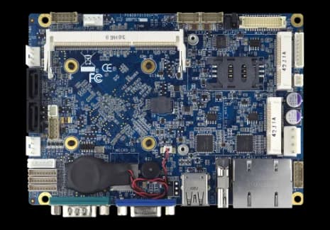 CT-DBT0x 3.5" Single Board Computer with Intel® Celeron® J1900 Embedded Processor Onboard