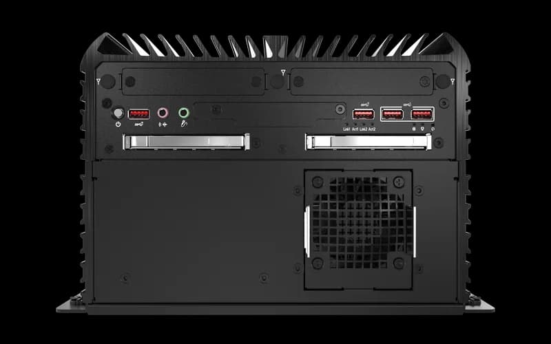 RCO-6000-CML-4N2060S AI Edge Inference Computer w/ LGA 1200 for Intel 10th Gen CPU & W480E PCH, 4 Bay U.2 7mm, RTX 2060S
