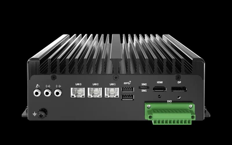 BCO-1000-ADLN-B_3L Fanless Mini Computer with Intel® IoTG N97/Intel® Atom® x7835RE Processors, 1x DP, 1x HDMI, 2x COM, 3