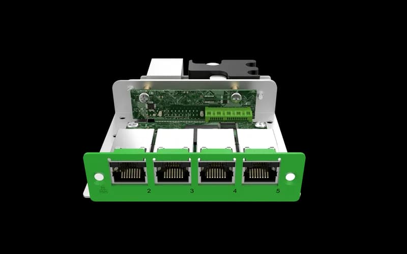 EBIO-4ETH-POE-J EDGEBoost I/O Module with 4x PoE Ports