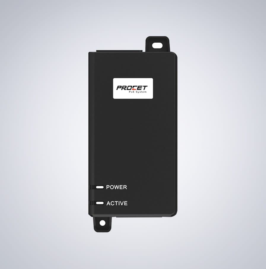 Procet 10GbE 60W PoE++ Injector (802.3af/at, NA/EU)