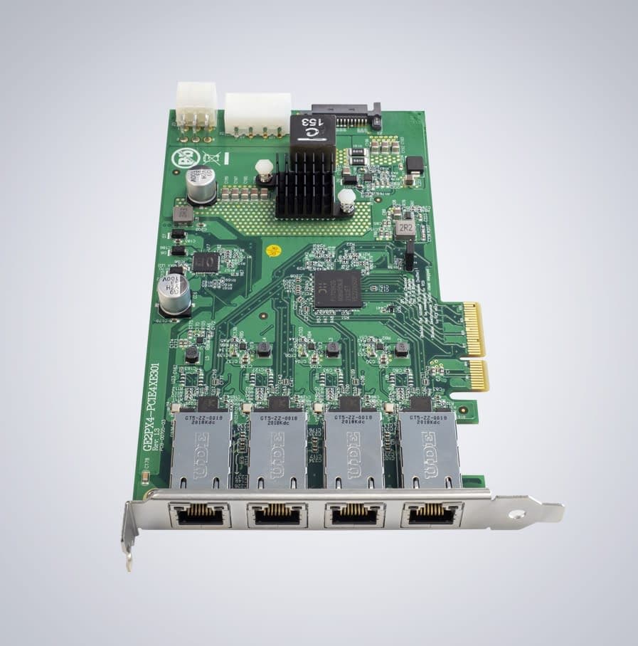 ioi 4-CH 2.5G/1G PoE+ Ethernet Card