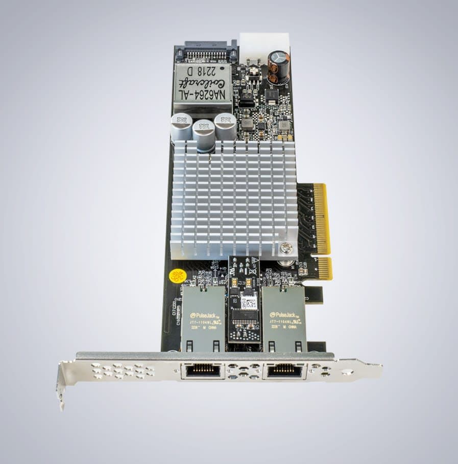 LUCID 2-CH 10G/1G RDMA PoE+ Host Channel Adapter (HCA) Network Card