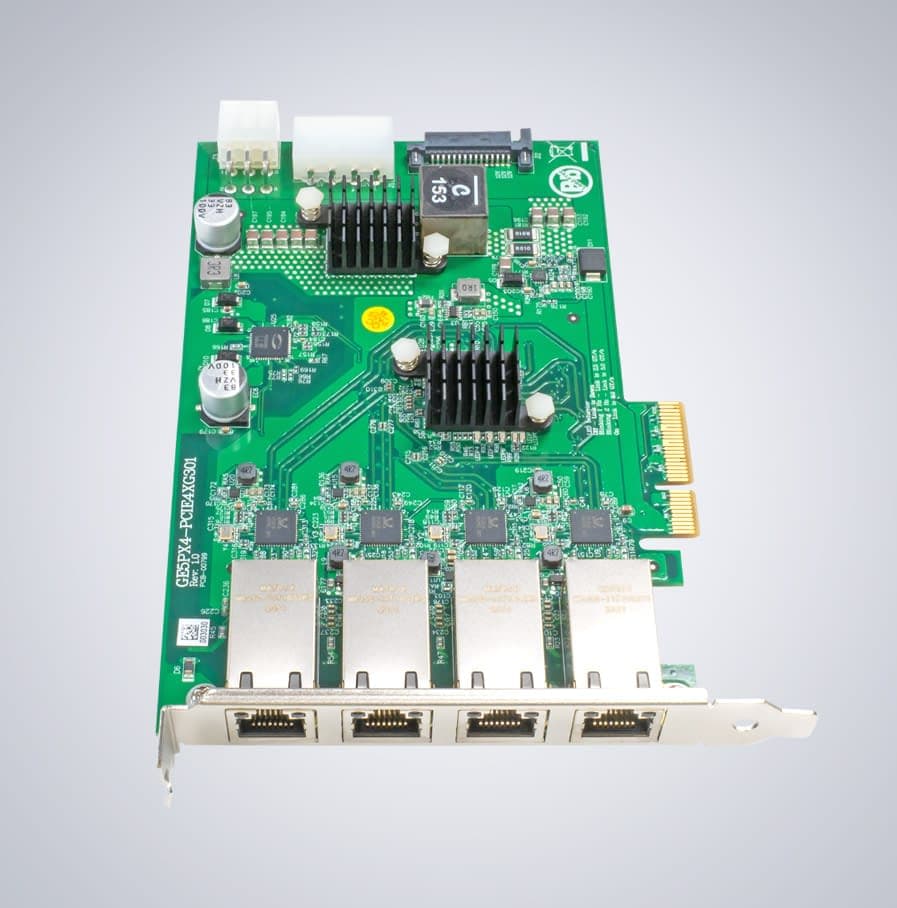ioi 4-CH 5G/2.5G/1G PoE+ Ethernet Card